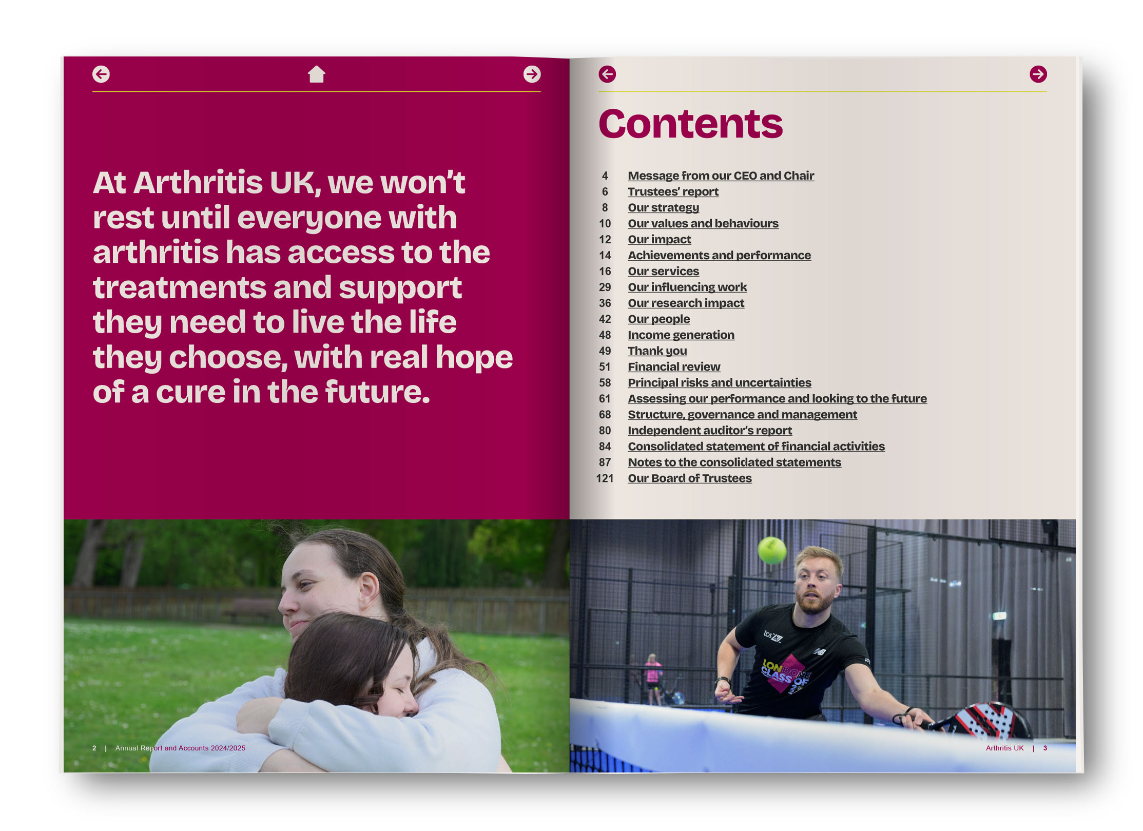 Arthritis UK Annual Report and Accounts 2024/2025