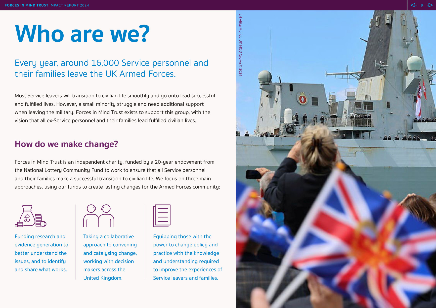 Forces in Mind Trust Impact Report 2024